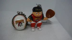 MLB Special - Pair of Pittsburgh Pirates Baseball Key Chains. - Picture 1 of 1