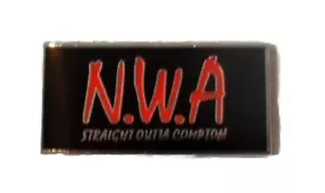 ***NEW*** NWA enamel pin badge. Hip-Hop, Dr Dre, Ice Cube, Eazy-E, Ruthless - Picture 1 of 1