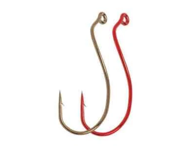 1000 Matzuo 900010 Black Nickel Live Bait Aberdeen Death Roll Fish Hooks size 1 - Image 1 of 2