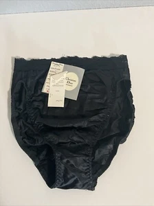 Vintage christian dior  Black lace panties Size M Nwt - Picture 1 of 5