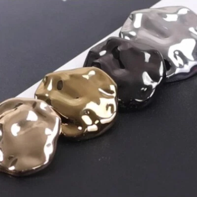 6X DIY Irregular Buttons Sewing Craft for Overcoat Suit Coat Jacket Retro Decor  - Image 1 of 4