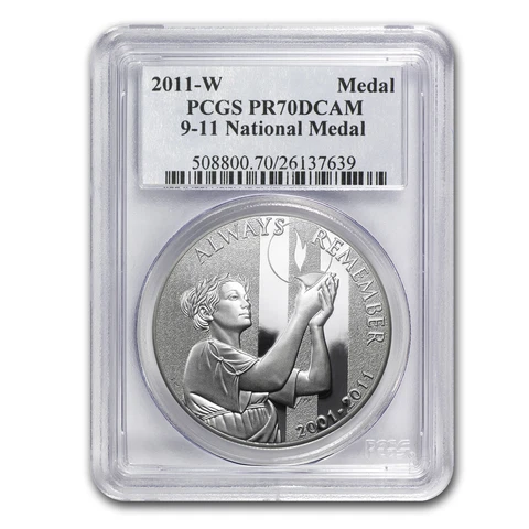 2011-W 9/11 National Medal PR-70 PCGS - SKU #69276 Cover