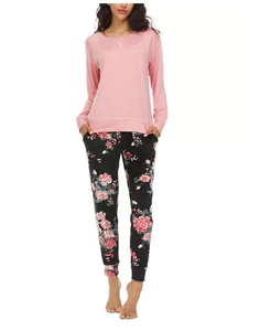 Flora by Flora Nikrooz Women's Pajama T-Shirt & Velour Pants Set (Orig $78.00) - Picture 1 of 2