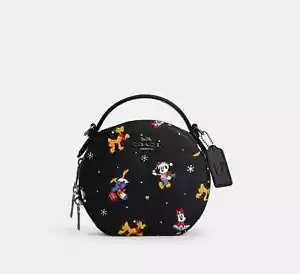 ❤Neu mit Etikett Coach Disney X Coach Kantine Umhängetasche mit Urlaubsdruck Coach UVP 378 $ - Bild 1 von 6