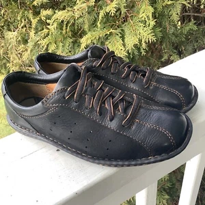 BORN Shoes Men’s Size 6 US 36.5 EU Brown Genuine Leather Lace Up Casual Loafers - Picture 1 of 12