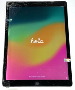 Damaged Apple iPad Pro 12.9" 2nd Gen 256GB Grey A1670 WIFI Spares/Repairs /D855 - Afbeelding 1 van 15