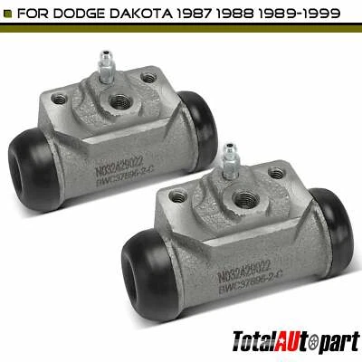2x Cilindro de rueda de freno de tambor para Dodge Dakota 87-99 lado trasero del conductor y del pasajero Foto 1 de 4