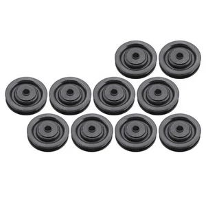 10pcs Nylon Bearing Pulley Wheel For Sports Equipment - Nylon Materi MOY - Picture 1 of 16