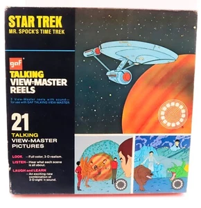 Star Trek Mr. Spock's Time Trek Talking View-Master - Juego de 3 carretes NBC Show - - Imagen 1 de 2