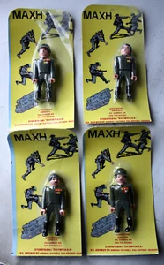 4X RARE VINTAGE 80'S AIRGAM BOYS MILITARY MAN BY PYROPLAST GREECE GREEK NEW - Picture 1 of 7