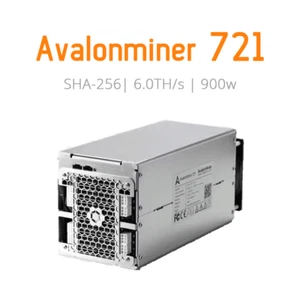 Avalon 721 Bitcoin Asic Miner Solo & Pool 6 TH/s SHA-256 BTC BTH DGB LCC NMC SYS - Imagen 1 de 1