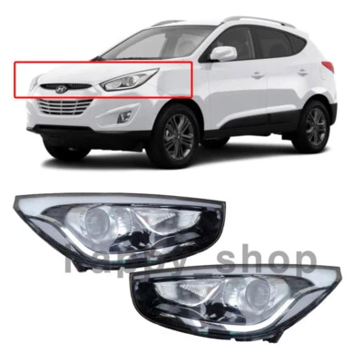 Conjunto de lámpara de cabeza halógena OEM LH RH 2P 1 juego para Hyundai Tucson 2010-2015 Foto 1 de 4