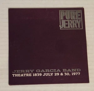 Jerry Garcia Band - Pure Jerry Theatre 1839, July 29-30, 1977 Sampler CD - GREAT - Picture 1 of 4