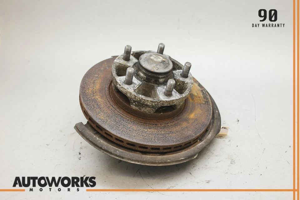 83-87 Porsche 944 eje delantero derecho nudillo buje de rueda con rotor OEM Foto 1 de 4