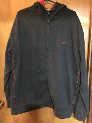Nautica Zip Up Hoodie Sweatshirt Size XXL - Image 1 of 3