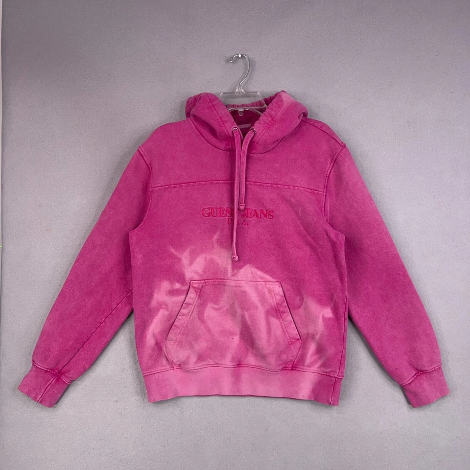 Guess толстовка с капюшоном для взрослых маленький розовый отбеленный фермеров рынка производства Sean Wotherspoon - Изображение 1 из 4
