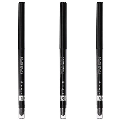 NUEVO Rimmel Exagerate Eye Definer Blackest Black 0,01 onzas (paquete de 3) Foto 1 de 4
