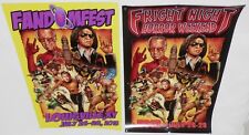 2013 FANDOM FEST & FRIGHT NIGHT Poster SET- Toy & Comic Expo plus HORROR WEEKEND