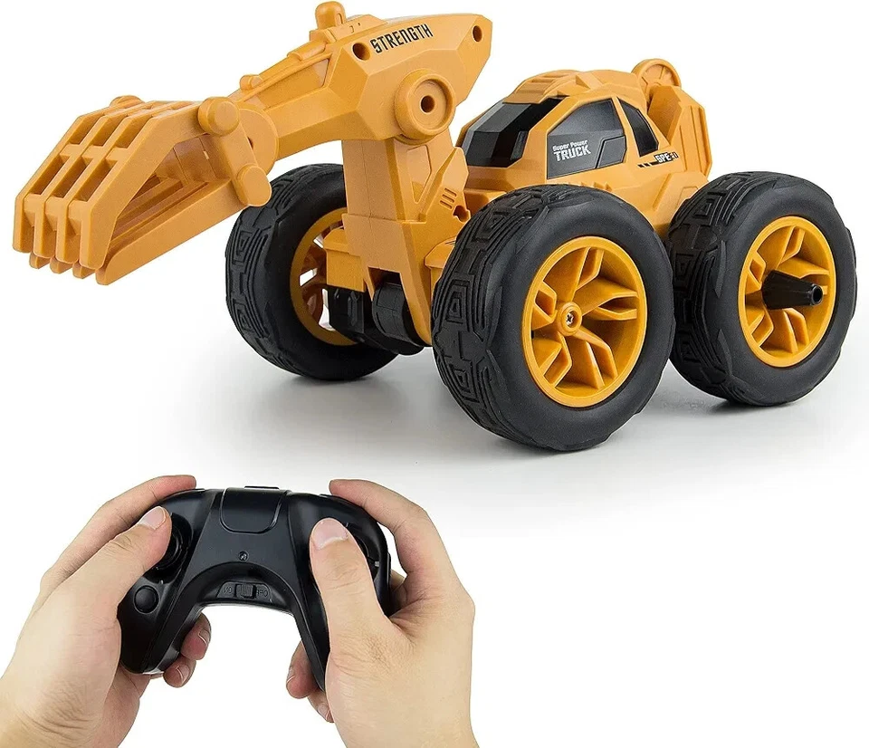 Remote Control Wood Picker 2.4Ghz Remote Control Truck with Lights, 360°Rotation - Image 1 of 4