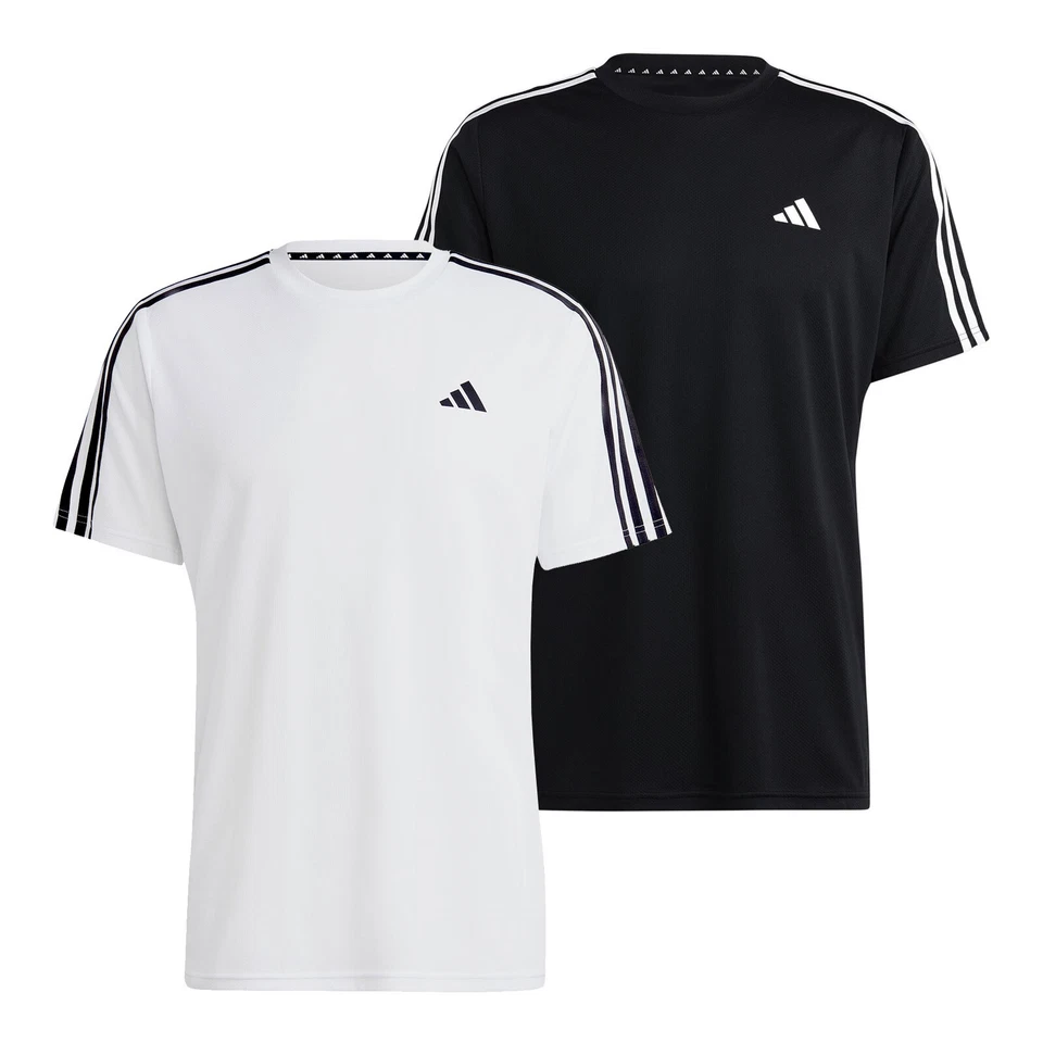 Adidas Herren Trainingsshirt Sportshirt Train Essentials 3-Streifen T-Shirt - Bild 1 von 1