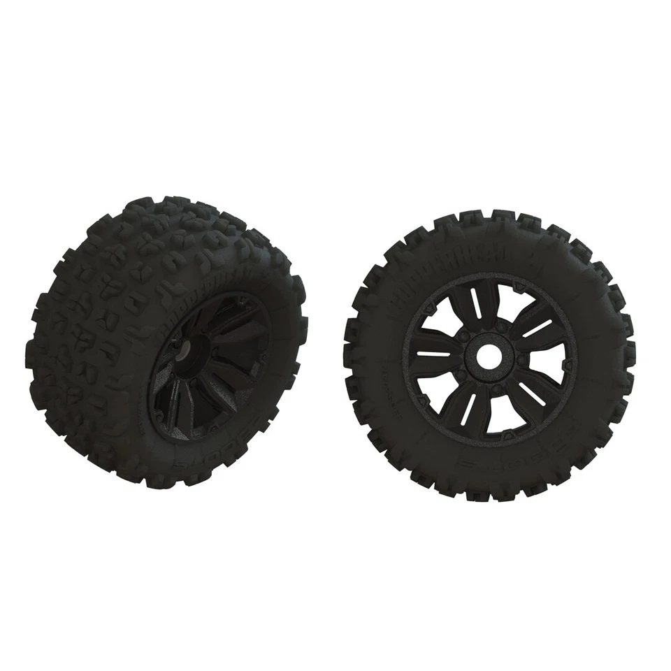 Neumáticos ARRMA ARA550061 1/5 Dboots 'Copperhead2 SB MT' 3,8 17 mm hexagonales (2) con Whls negros Foto 1 de 1