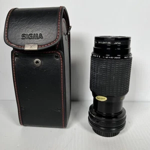 Sigma Zoom Camera Lens K II 70 210mm f/4.5 MF Zoom Lens Cannon Mount - Picture 1 of 6