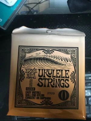 3 Jeux De Cordes Ukulélé ernie ball clear ernie ball ukulele strings set - Photo 1/2