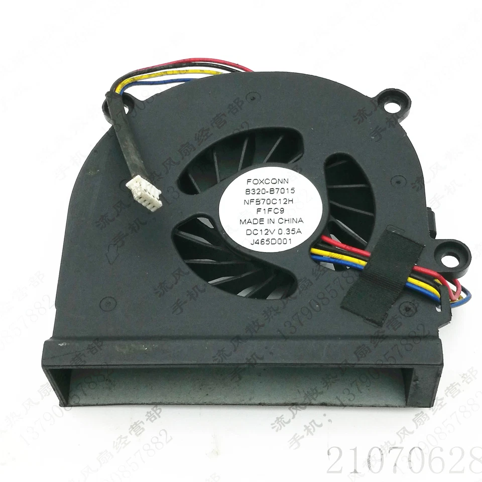 1pcs FOXCONN B320-B7015 NFB70C12HF1FC9 12V 0.35A Notebook Fan 4pin   - Image 1 of 2