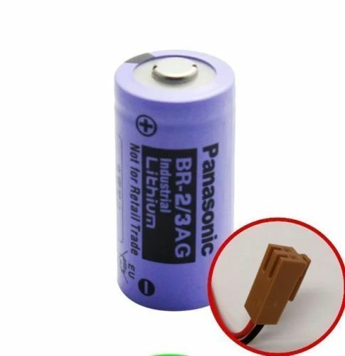 Panasonic Br-2/3ag 3v 1450mah per apparecchiature Fanuc