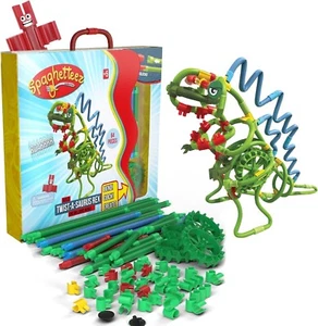 Spaghetteez Twist-A-Saurus Rex - Flexibler und anschließbarer Dinosaurier Bausatz - Bild 1 von 7