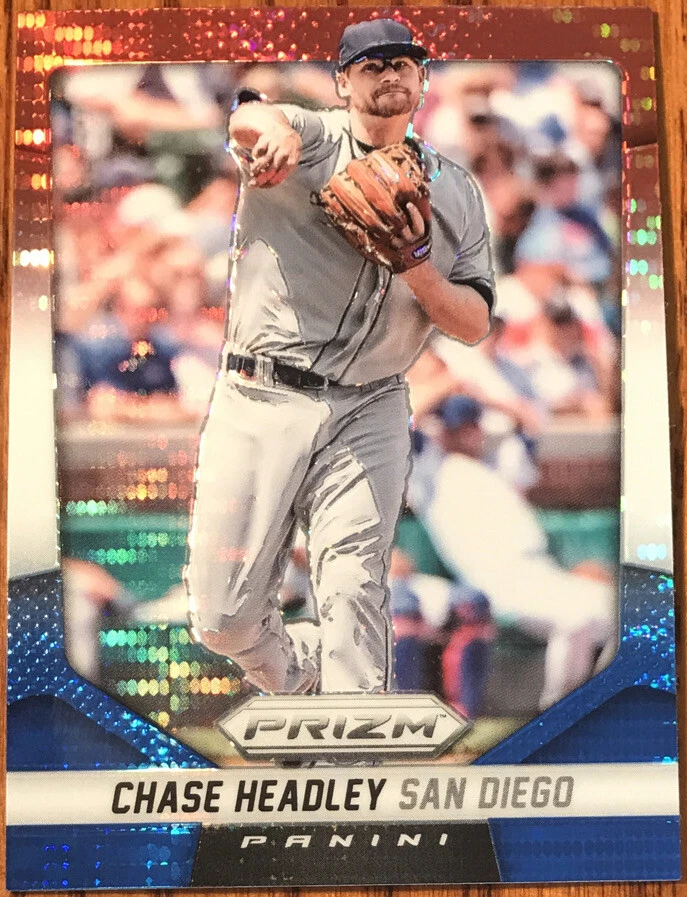 2014 Panini Prizm Prizms Red White & Blue Pulsar Chase Headley #72 - Изображение 1 из 3