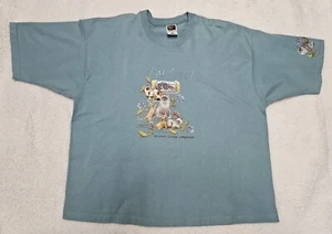 CAT LOVER T-SHIRT W/CAT & FLOWER ON LEFT SLEEVE, Light Green - LADIES XL - Picture 1 of 10