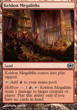 MTG magic cards 2x x2 Light Play, English Keldon Megaliths Future Sight
