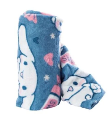 Sanrio Cinnamoroll Silk Touch Plush Throw Blanket 40 x 50 Blue - Image 1 of 4