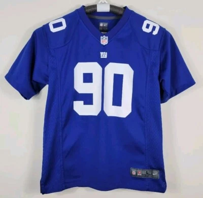 Camiseta de fútbol americano Jason Pierre Paul New York Giants Nike 2012 NFL On Field juvenil L Foto 1 de 4