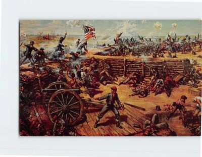 Postcard The Battle Of Fort Gregg Petersburg National Battlefield Virginia USA - Image 1 of 2