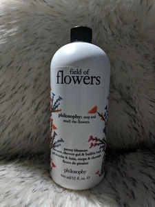 Philosophy Field Of Flowers Shampoo Shower Gel & Bubble Bath 32 fl oz With Pump  - Picture 1 of 1