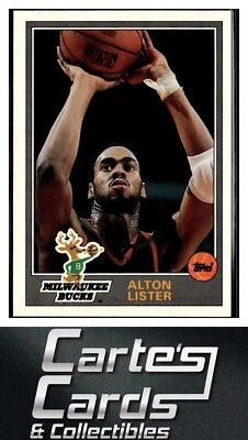 Alton Lister 1992-93 Topps Archives #17 Milwaukee Bucks - Image 1 of 2