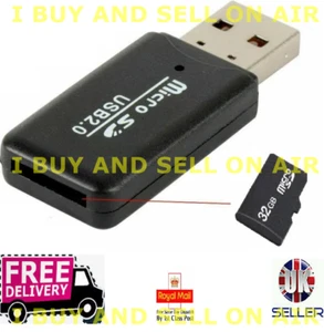 USB Memory Card Reader USB 2.0 Adapter for Micro SD SDHC SDXC TF Hi-Speed - Picture 1 of 1