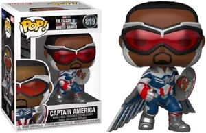 Funko Pop! Vinyl: Marvel - Captain America - GameStop (GS) (Exclusive) #819 - Picture 1 of 3