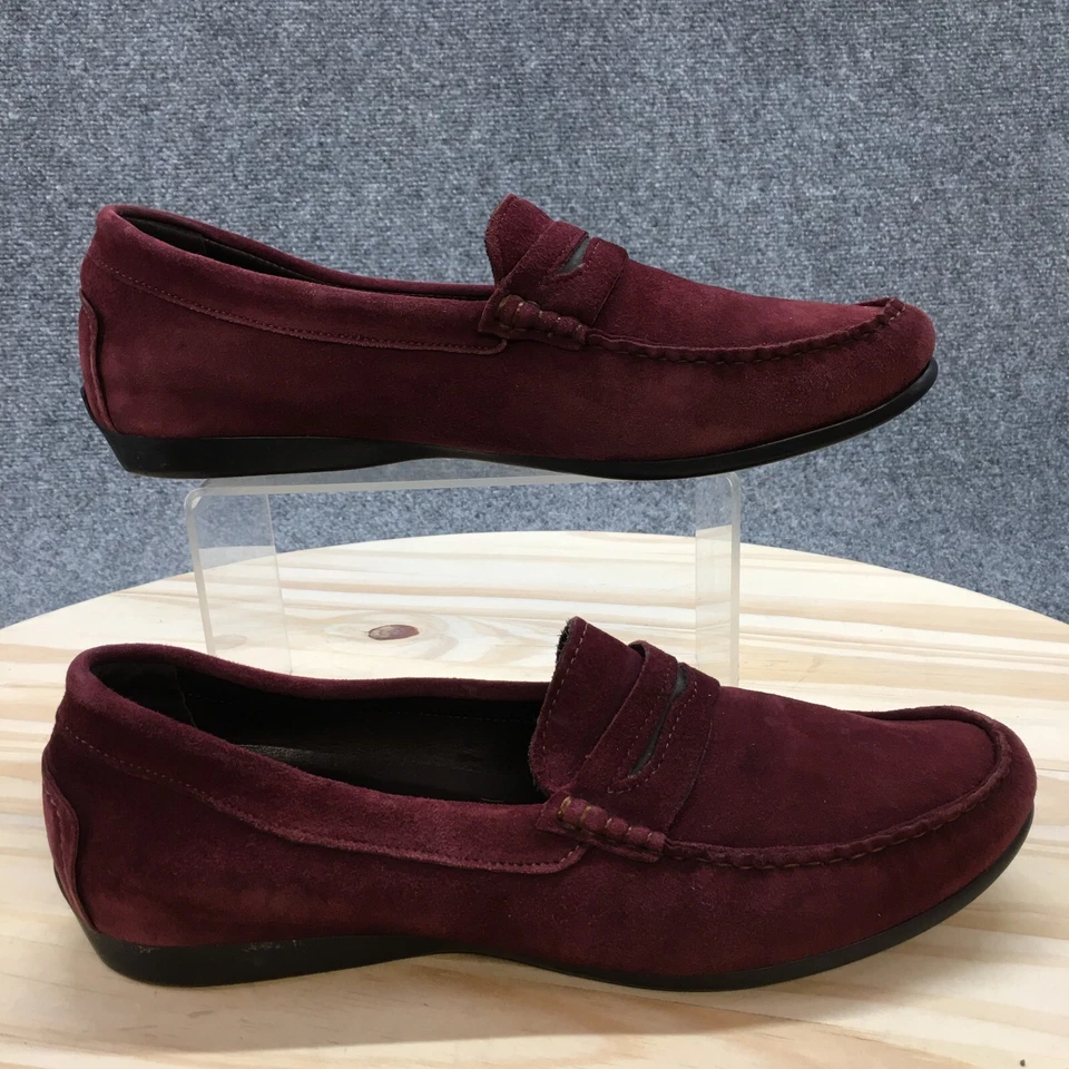 Mocassim Munro American Shoes Feminino 11M Ramie Casual Slip On Penny Borgonha - Imagem 1 de 4