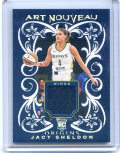 2024 Panini Origins WNBA JACY SHELDON RC ROOKIE ART NOUVEAU JERSEY RELIC WINGS - Picture 1 of 2