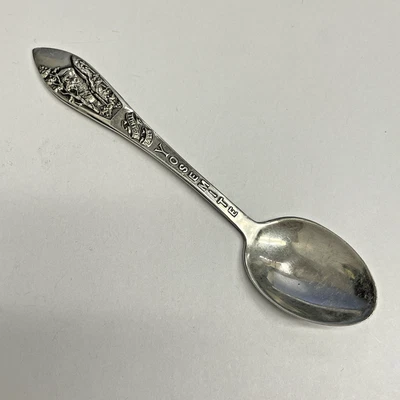 老式优胜美地瀑布国家公园纯银纪念品勺子 — 第 1/4 张图片