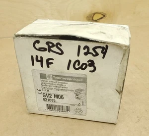 Telemecanique GV2-M06 Handmotorstarter mit 1-1,6 Amp Überlastschutz NEU - Bild 1 von 4