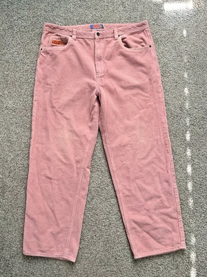 Empyre Pantalones Sueltos Calce Relajado Pana Talla 38 SK8 Patinaje Sueltos Patinador Y2K Rosa Foto 1 de 4