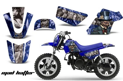 Pegatinas gráficas + #calcomanías PLT para Yamaha PW50 1990-2022 MADHATTER EE. UU. Foto 1 de 3