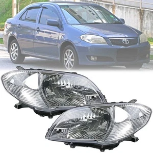 1 Pair Headlight Lamp For Toyota Vios NCP42 2006-2007 - Picture 1 of 8