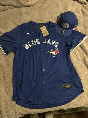 Camiseta deportiva Nike azul genuino Jay y Nike SnapBack Foto 1 de 4