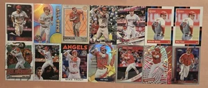 (154) Mike Trout Card LOT Chrome All Etch Flagship Pentacles 1986 Variation Fire - Picture 1 of 11
