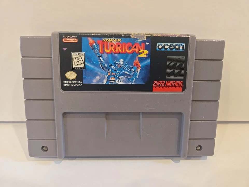 Super Turrican 2 (Super Nintendo, SNES) Probado Funcionando - 100% Auténtico Foto 1 de 3